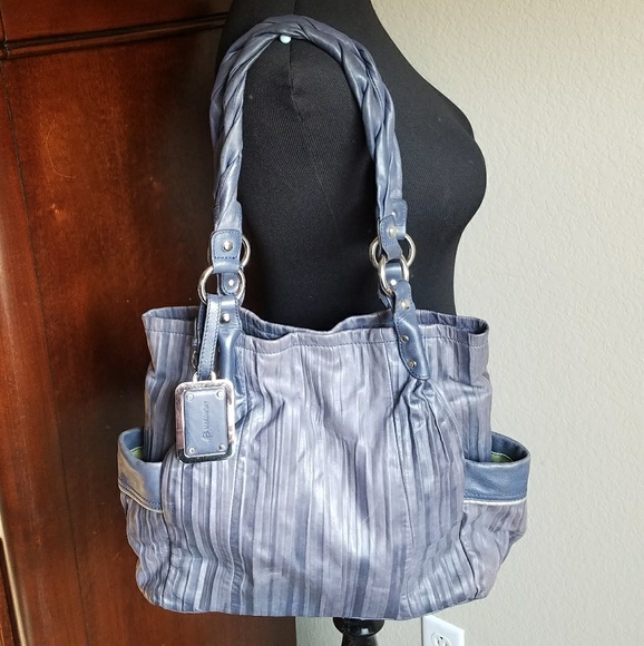 b makowsky blue handbags